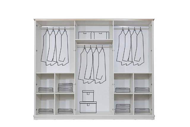 Белый спальный гарнитур Люден, Турция