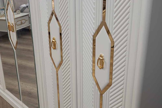 Белый спальный гарнитур Люден, Турция