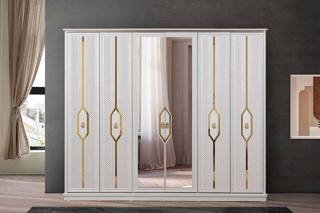 Белый спальный гарнитур Люден, Турция