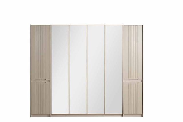 Кремовая современная мебель для спальни Орландо