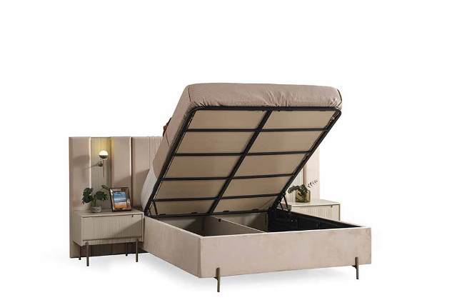 Кремовая современная мебель для спальни Орландо