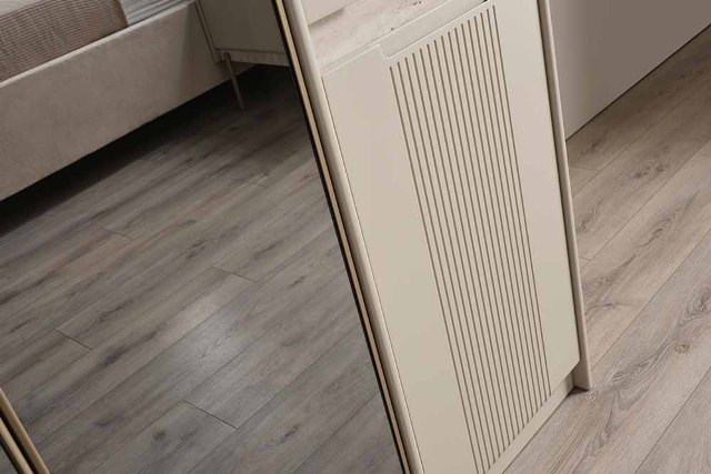 Кремовая современная мебель для спальни Орландо