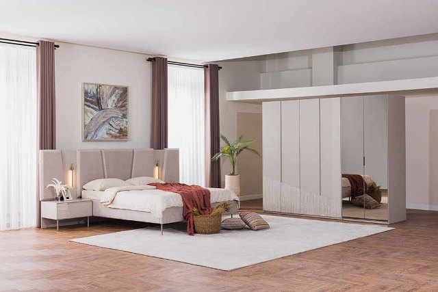 Светлая мебель для спальни Рамс, Турция