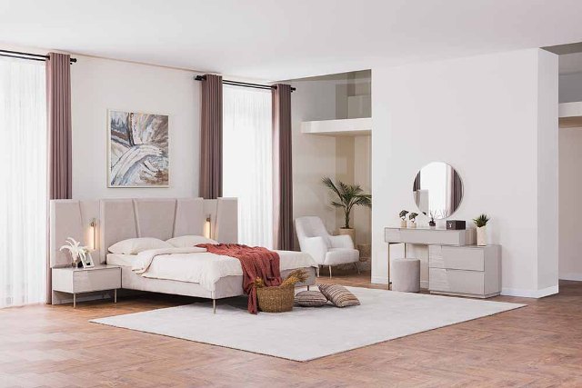 Светлая мебель для спальни Рамс, Турция