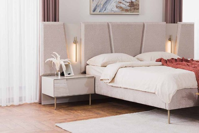 Светлая мебель для спальни Рамс, Турция