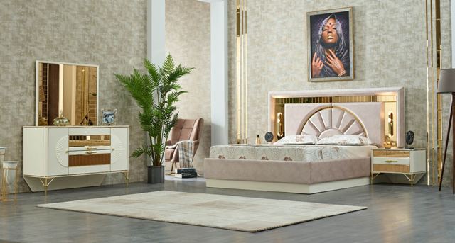 Бежевая спальня SUN САН в стиле модерн Бежевая спальня SUN САН в стиле модерн