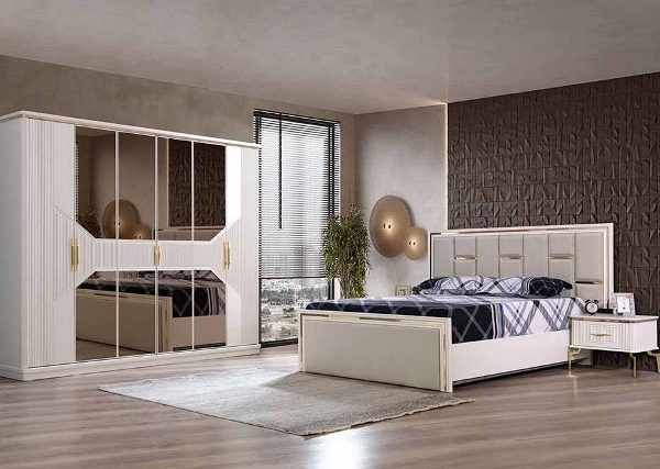 Белая спальня Сайлас, модерн