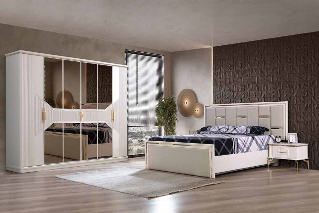 Белая спальня Сайлас, модерн