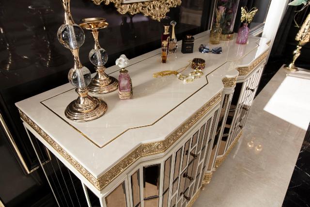 Белая спальня в золоте Аматис, ALIG