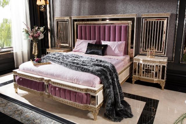 Белая спальня в золоте Аматис, ALIG