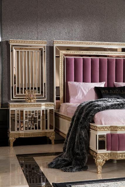 Белая спальня в золоте Аматис, ALIG