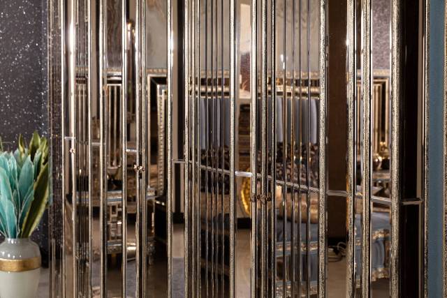 Синий спальный гарнитур Аматис, ALIG Синий спальный гарнитур Аматис, ALIG