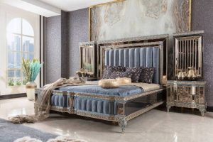 Синий спальный гарнитур Аматис, ALIG