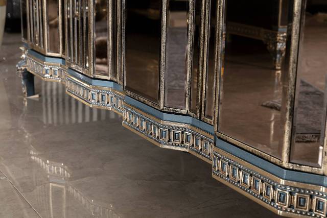 Синий спальный гарнитур Аматис, ALIG Синий спальный гарнитур Аматис, ALIG