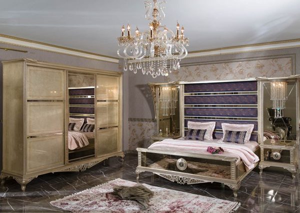 Золотая спальня Арма в стиле АРТ-Деко, ALIG