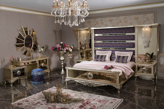 Золотая спальня Арма в стиле АРТ-Деко, ALIG