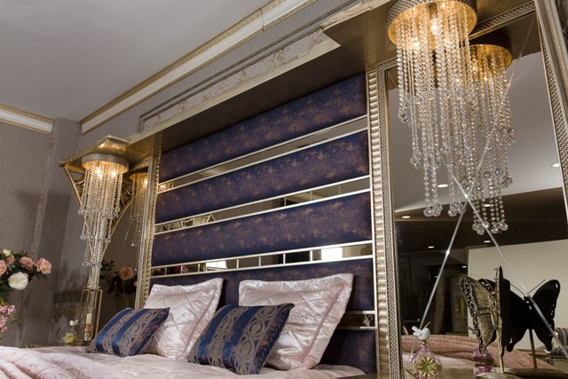 Золотая спальня Арма в стиле АРТ-Деко, ALIG