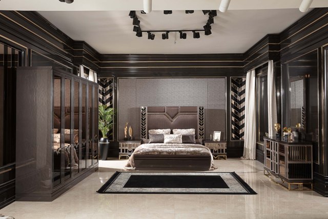 Коричневая спальня Астерия, ALIG