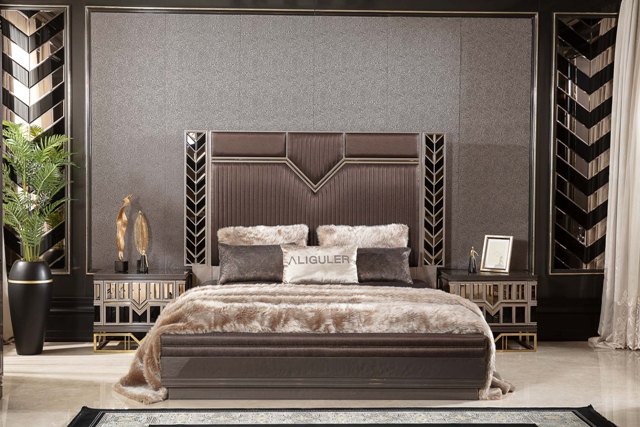 Коричневая спальня Астерия, ALIG