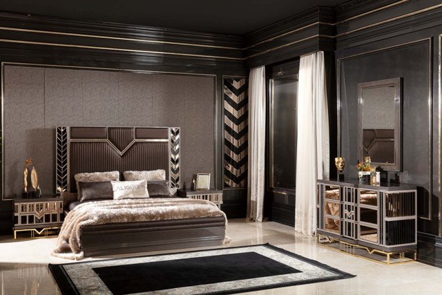 Коричневая спальня Астерия, ALIG