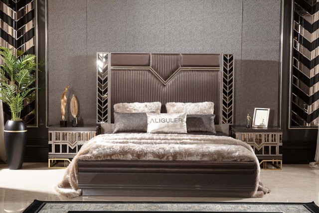 Коричневая спальня Астерия, ALIG