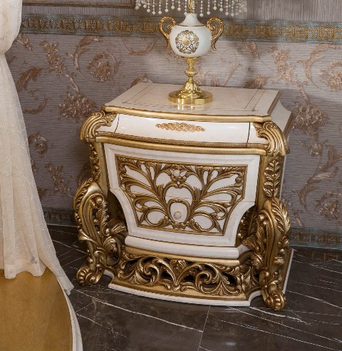 Золотая спальня с круглой кроватью Айбарс, Alig