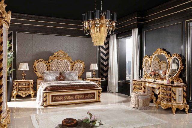 Золотая спальня барокко Капелла, ALIG Золотая спальня барокко Капелла, ALIG