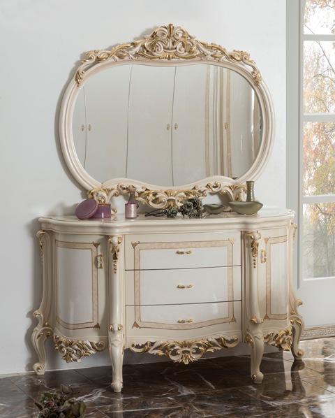 Белая классическая спальня Чириган, ALIG