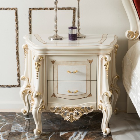 Белая классическая спальня Чириган, ALIG