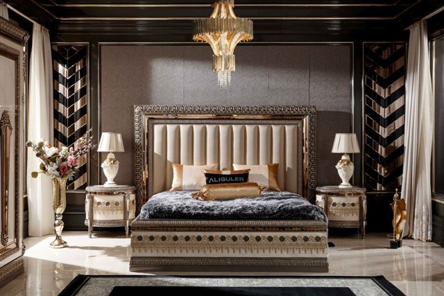 Ореховая спальня Глория, ALIG