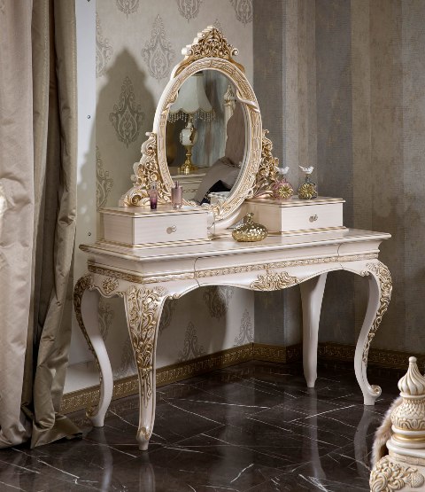 Белая спальня в стиле классика Хизар, ALIG