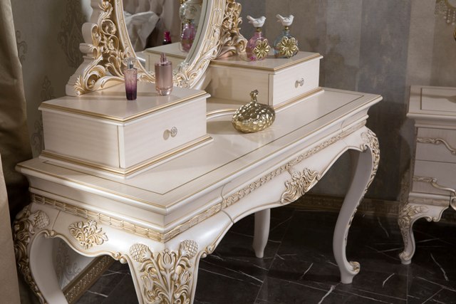 Белая спальня в стиле классика Хизар, ALIG