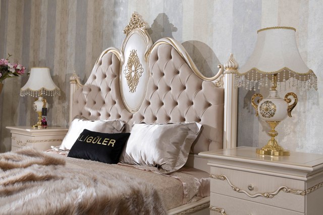 Белая спальня в стиле классика Хизар, ALIG