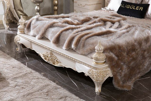 Белая спальня в стиле классика Хизар, ALIG