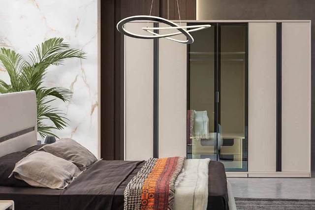 Белая спальня в стиле модерн Лейзинг, Турция