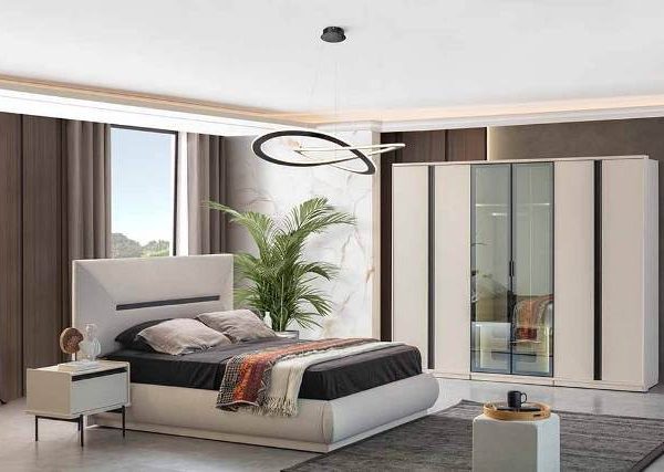 Белая спальня в стиле модерн Лейзинг, Турция