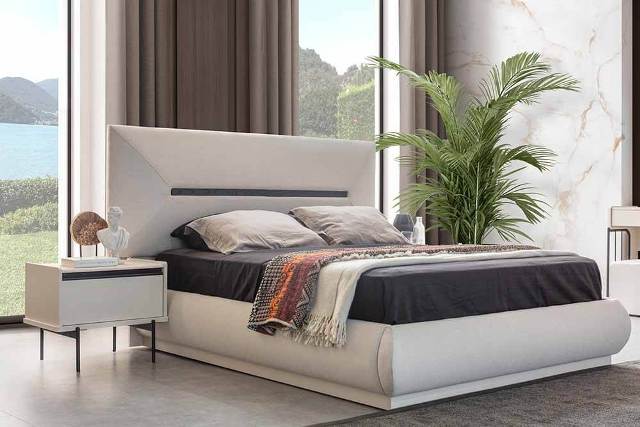 Белая спальня в стиле модерн Лейзинг, Турция