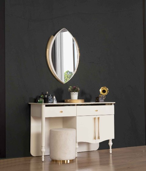 Белый туалетный столик Линда, Алегро