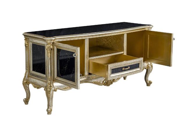 Классическая тумба под телевизор Лондон, ALIG