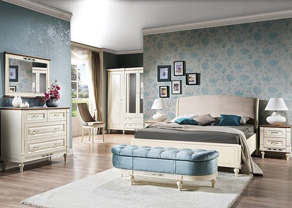 Белая мебель для спальни Флоренция, Польша