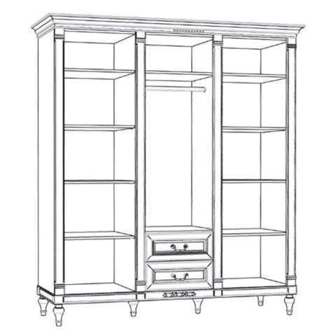 Белая мебель для спальни Флоренция, Польша