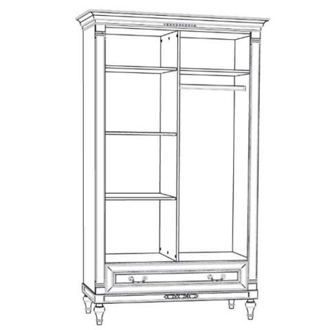 Белая мебель для спальни Флоренция, Польша