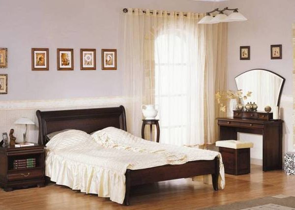 Ореховая польская спальня Нептун