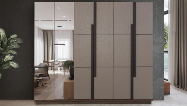 Бежевая современная спальня Осло, Алегро