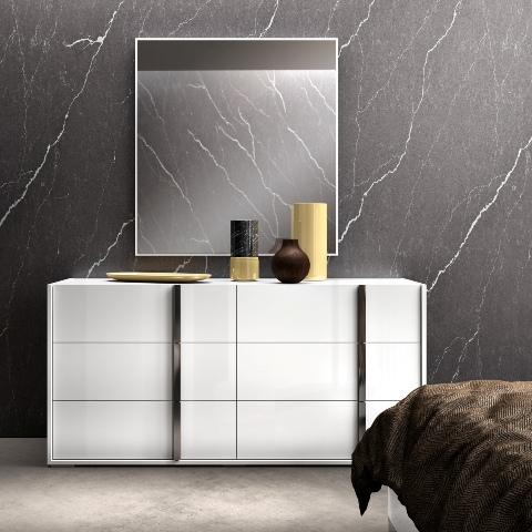 Белая итальянская спальня Бьянка, STATUS Белая итальянская спальня Бьянка, STATUS