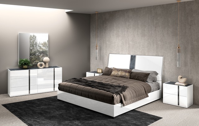 Белая итальянская спальня Бьянка, STATUS Белая итальянская спальня Бьянка, STATUS