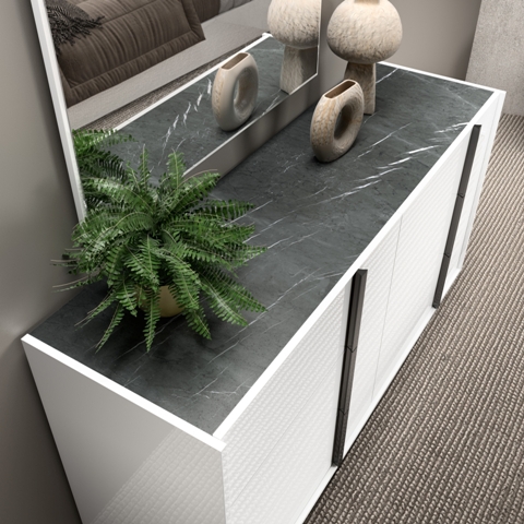 Белая итальянская спальня Бьянка, STATUS Белая итальянская спальня Бьянка, STATUS