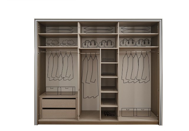 Современная бежевая спальня Хилс, NB