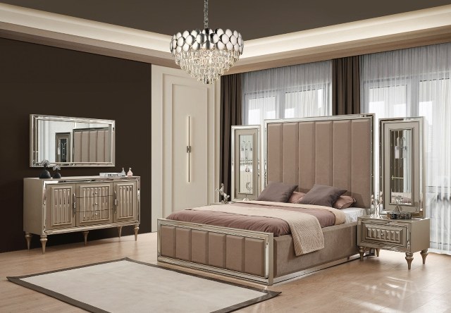 Современная бежевая спальня Хилс, NB