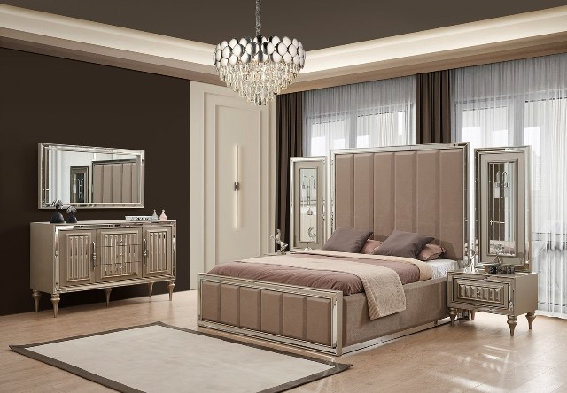 Современная бежевая спальня Хилс, NB